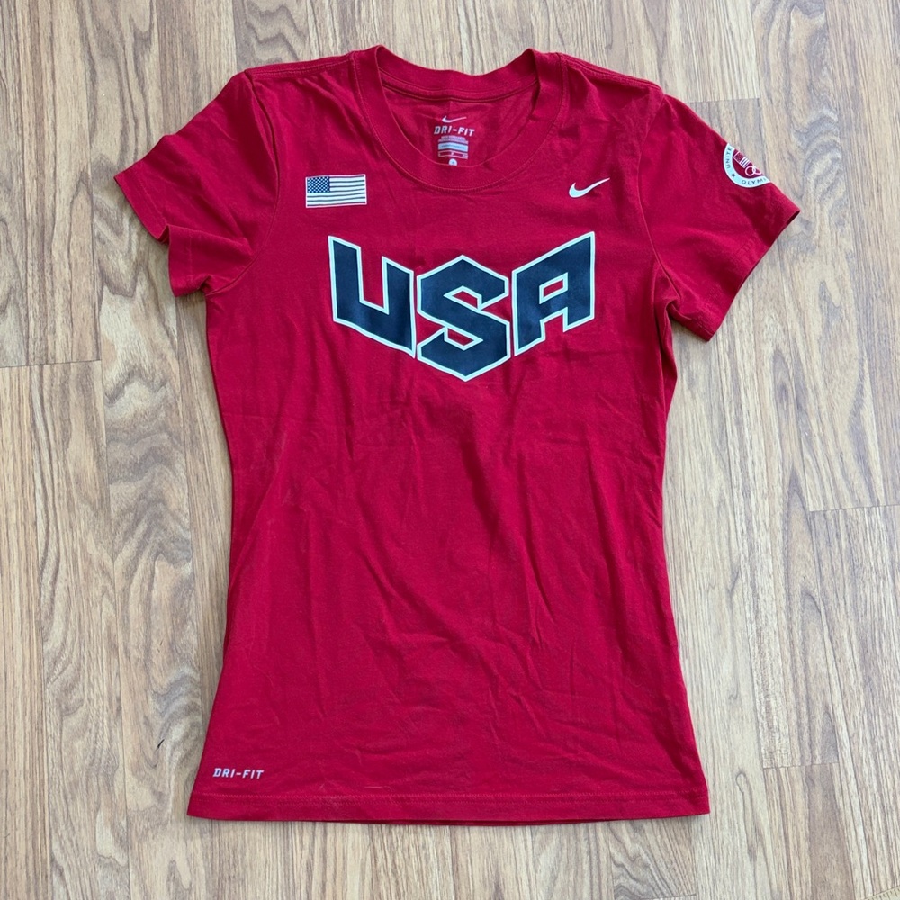 Nike USA Dri-FIT T-Shirt Tee Olympic Team Size Small S